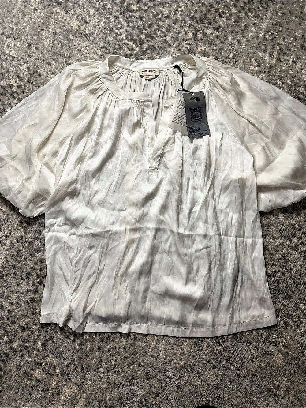 Zadig & Voltaire Teko Satin Blouse
